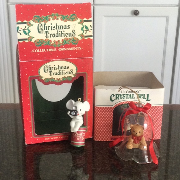Bundle of six Christmas ornaments in original boxes - Picture 4 of 10